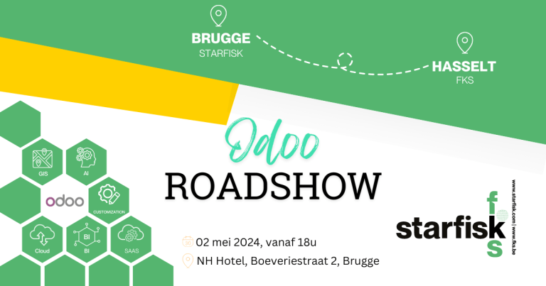 Odoo Roadshow in Bruges, join us!
